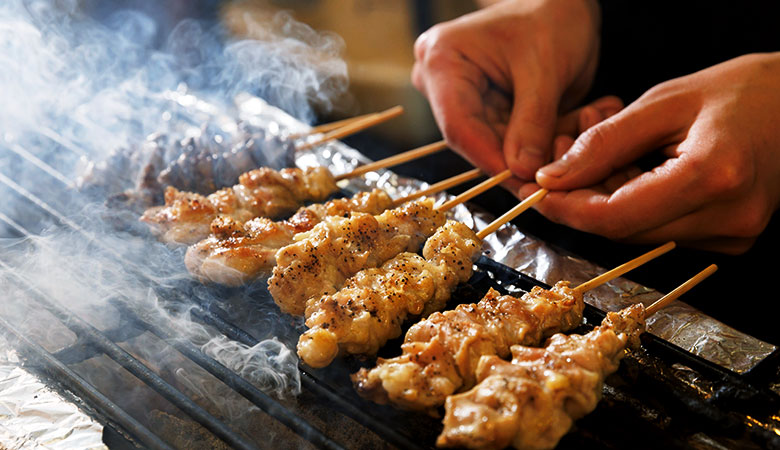 焼きシーン